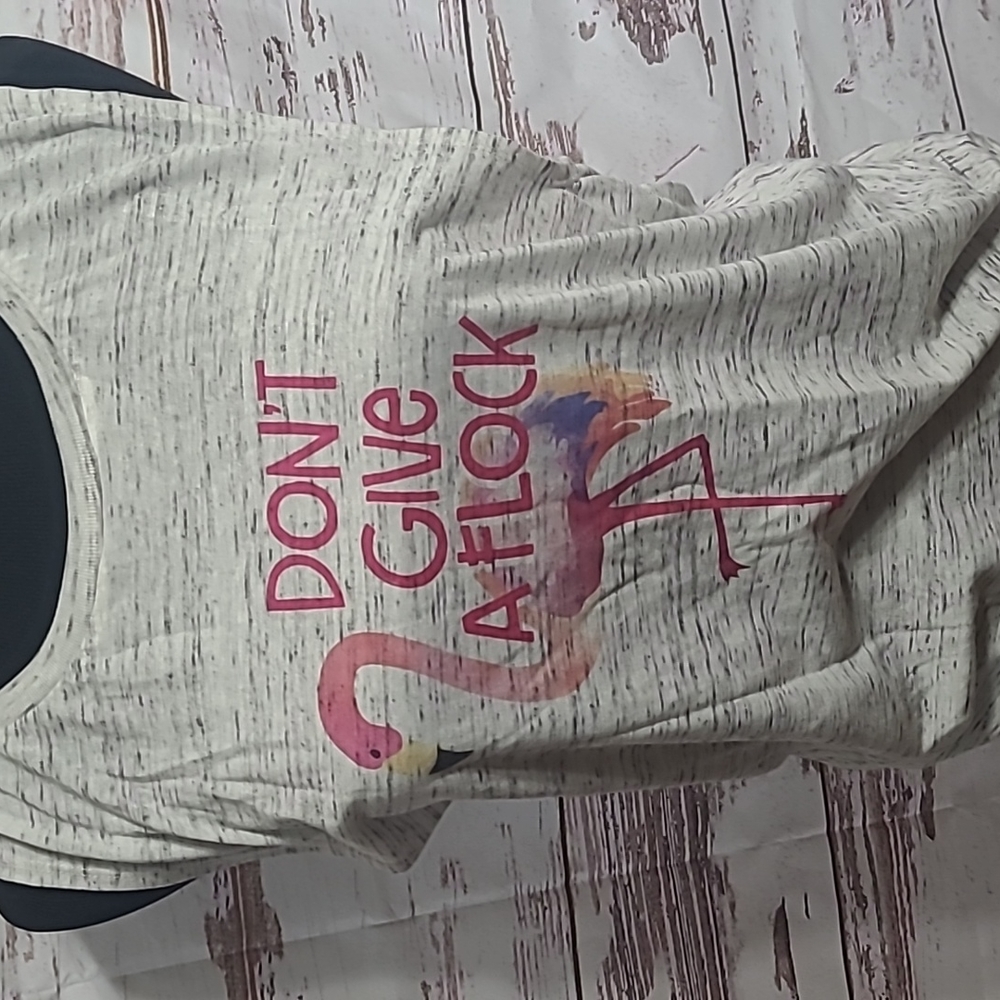 Don't Give a Flock Flamingo tank Medium